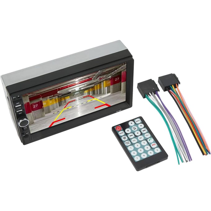 7-inch Dubbel Din Autoradio Radio High Definition Bluetooth Touchscreen MP5 Speler Multifunctioneel voor Auto gray