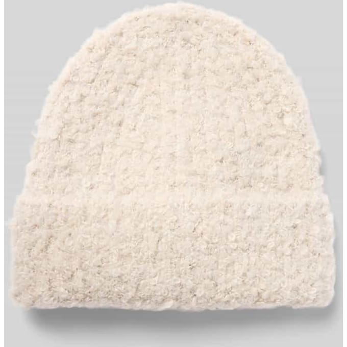 Tom Tailor - Bouclé muts - Maat ONESIZE - sand stone beige melange