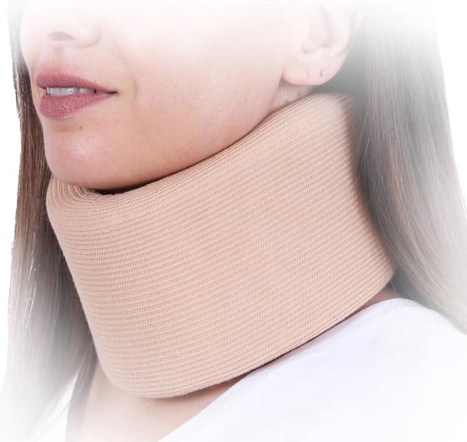 Mövibrace - Nekkraag – Nekbrace met Zachte Ondersteuning – Verstelbare Pasvorm – Comfortabele Neksteun – Unisex - Maat M