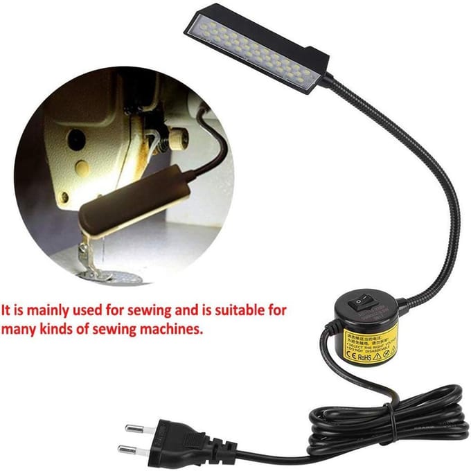 30 LED Kledinglamp Naaimachine Verlichting Tafellamp Magnetisch Energiebesparende Brillenlamp EU Plug