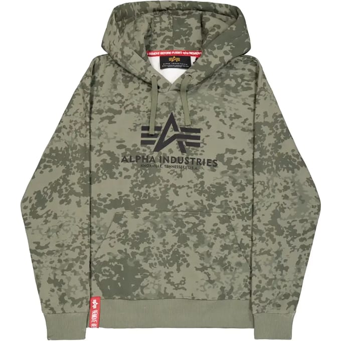 Hoodie Alpha Industries Basic Big Logo Camo