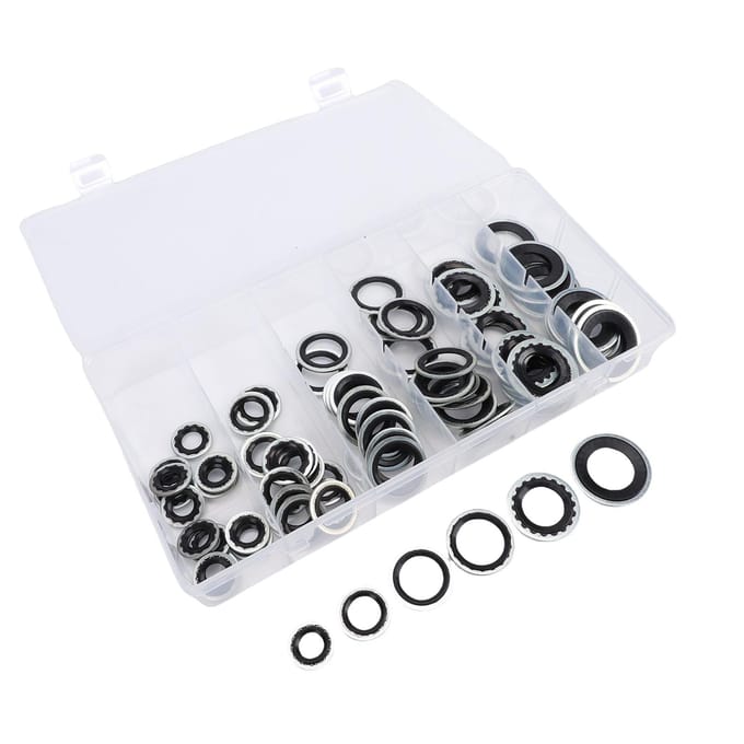 85 STKS AC     Rondellen Kit 6 Maten AC Systeem   Pakking   Assortiment Set ID 8mm-17.5mm