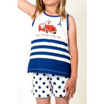 Pyjama-sets Admas Pyjamatop en -short Nina Paris