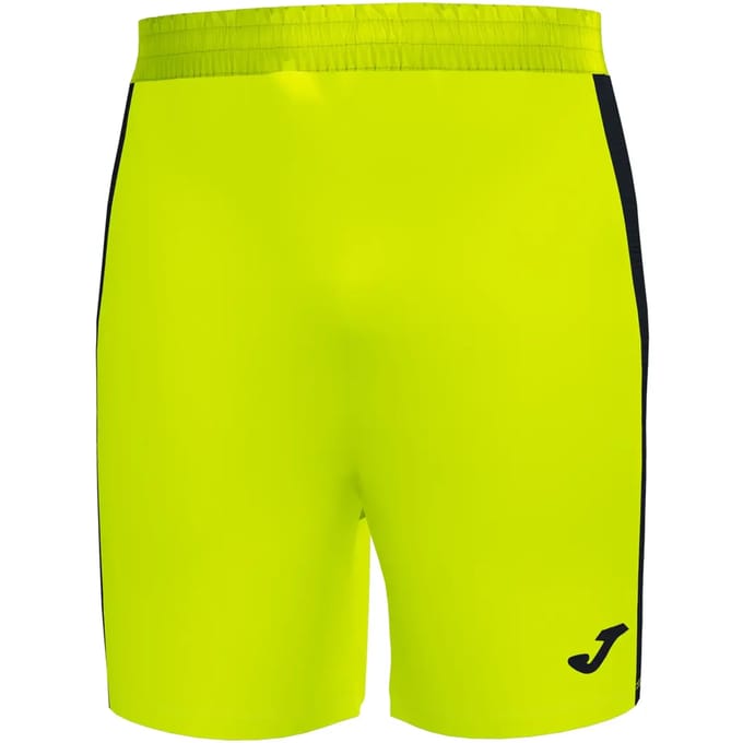 Joma Maxi Short Kinderen - Fluogeel / Zwart | Maat: 152