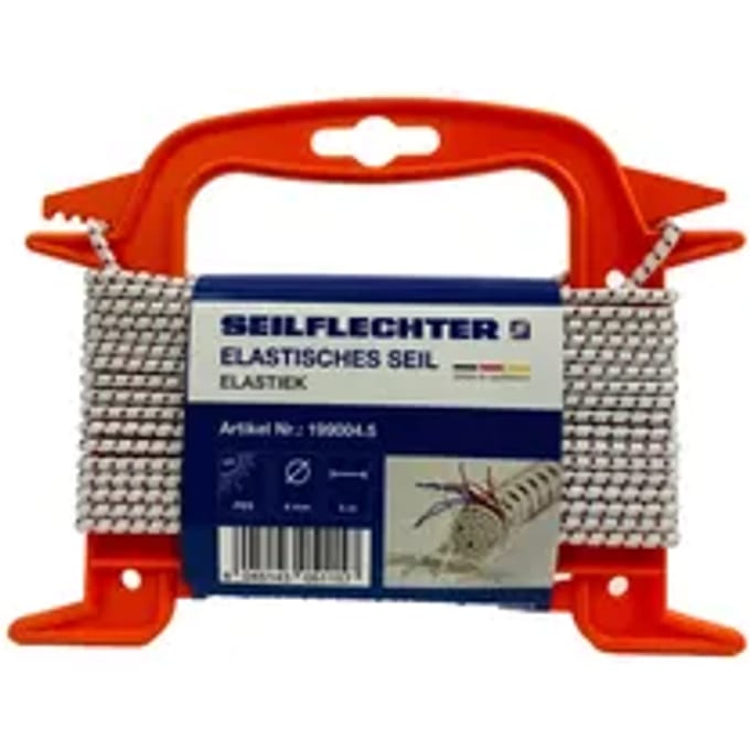 Seilflechter Elastiek Latex/polyester Wit – 4 Mm X 5 M Op Rol