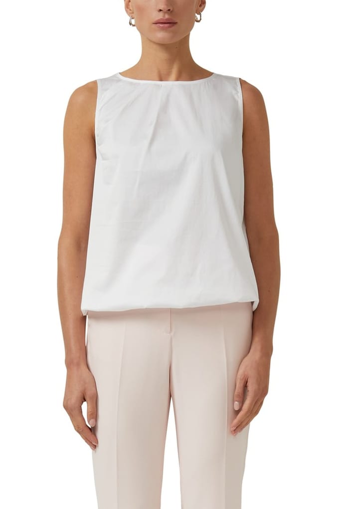 relaxed fit blousetop van katoenmix