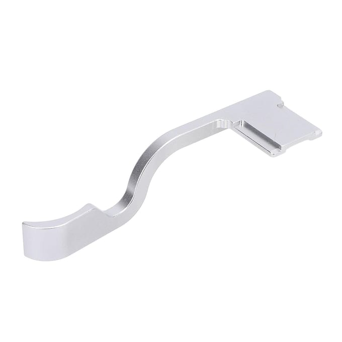 Duim Omhoog Grip Aluminiumlegering Handsteun Rust Hot Shoe Stofkap voor ZF ZFC Camera Grijs zwart