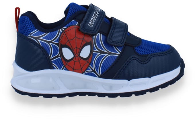 Spiderman Jongens Sneaker Met Lichtjes | Blauw | Maat: 29