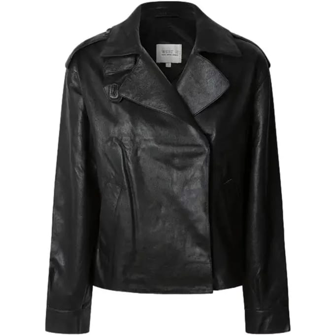 Leren jas voor vrouwen Pepe Jeans Greta