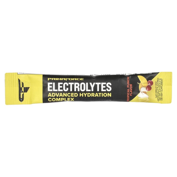 Primaforce, Électrolytes, Complexe d'hydratation avancée, Punch tropical, 30 sachets, 0,2 oz (5,8 g) chaque