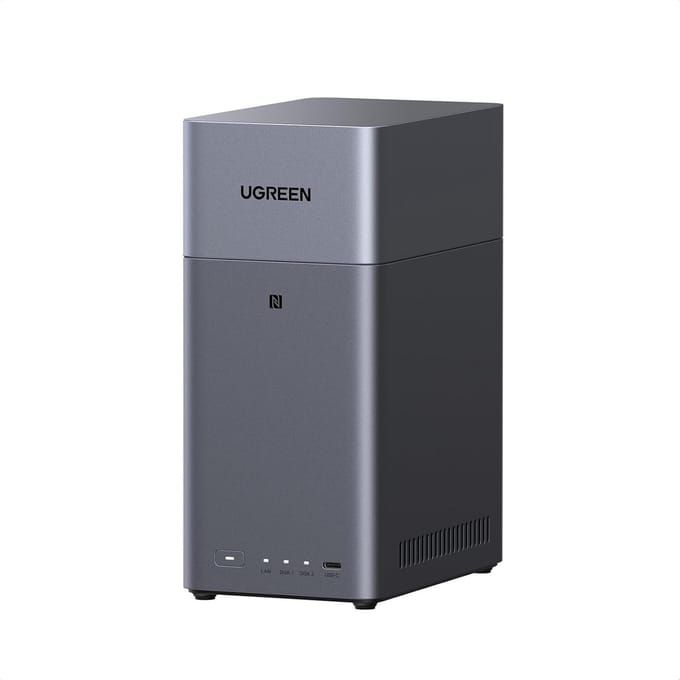 UGREEN NASync DH2300 - NAS-server - 2-Bay - 0TB opslag - 4GB DDR4