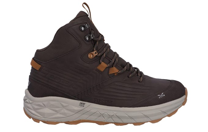Hi-Tec Fuse Trek Mid Heren Wandelschoenen Van Polyester In Chocoladebruin/Timber Wolf