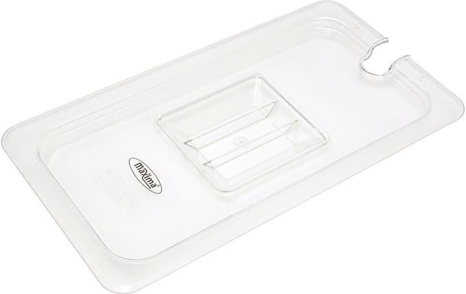 Gastronorm Deksel - 1/3 GN - Polycarbonaat - met Uitsparing