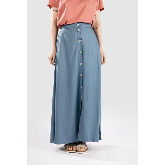 Iriedaily Civic Eco Maxi Rok blauw