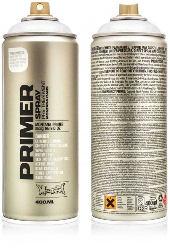 Montana Plastic Primer Spuitverf - 400ml