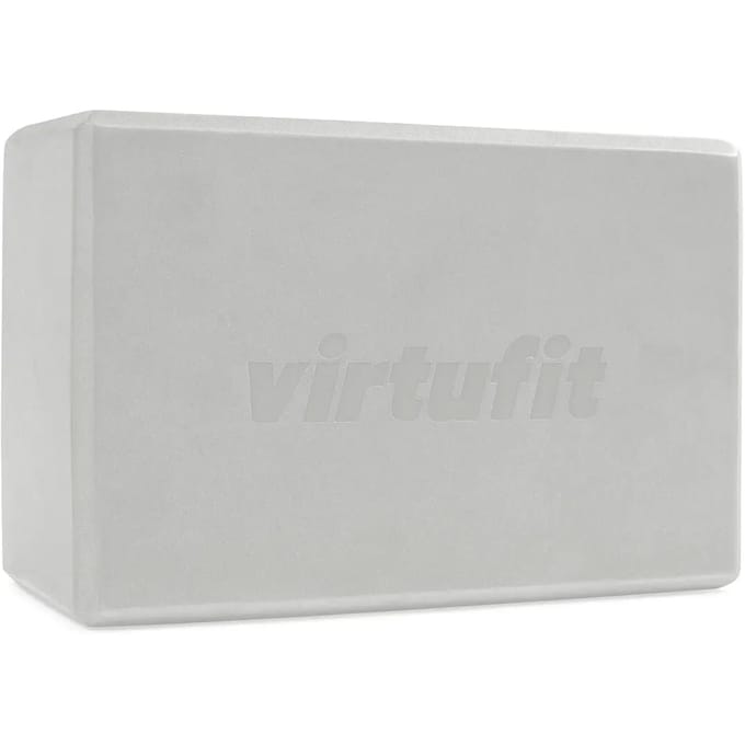 VirtuFit Premium Yoga Blok - Anti-slip - EVA Foam - Natural Grey