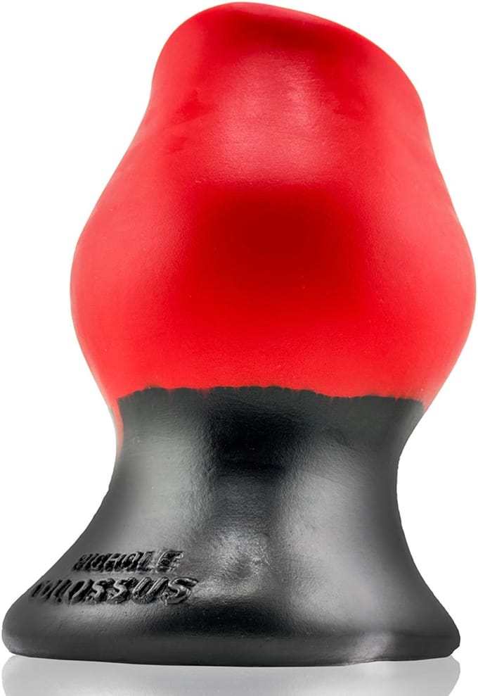 Oxballs - Pighole Lava - Holle Buttplug - Tunnelplug - Rood/Zwart