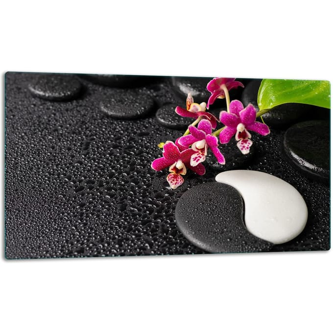 TMK ArtDeko Serie - Snijplank - Glas - Kleurvol - 52x30 cm