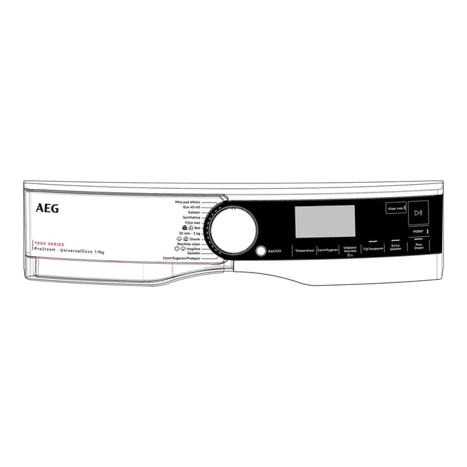 AEG controlepaneel, wit, AEG 140242659021
