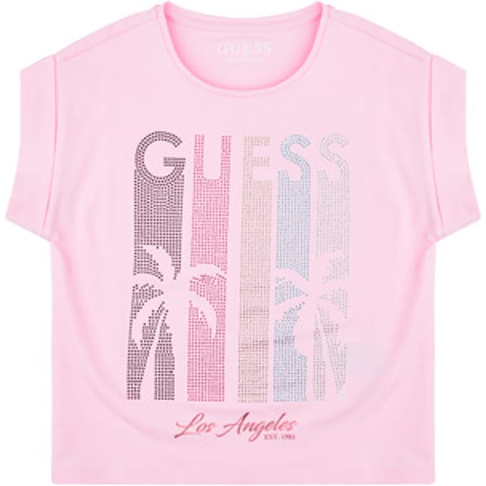 Guess  T-shirt Korte Mouw MIDI BOXY SS T-SHIRT