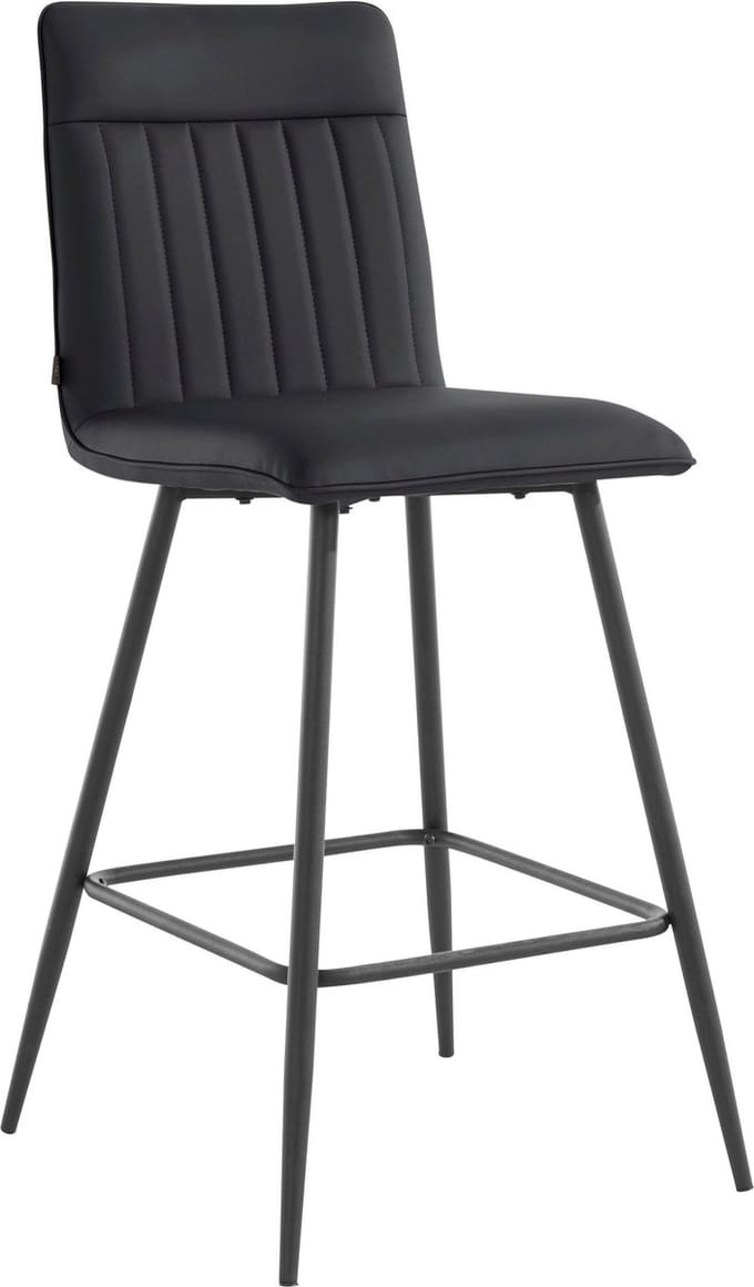 Zeta-Barkruk - Set van 2 - Zwart PU