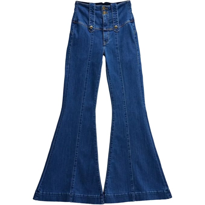 Vrouwelijke Flared Jeans Salsa Jeans Diva Push