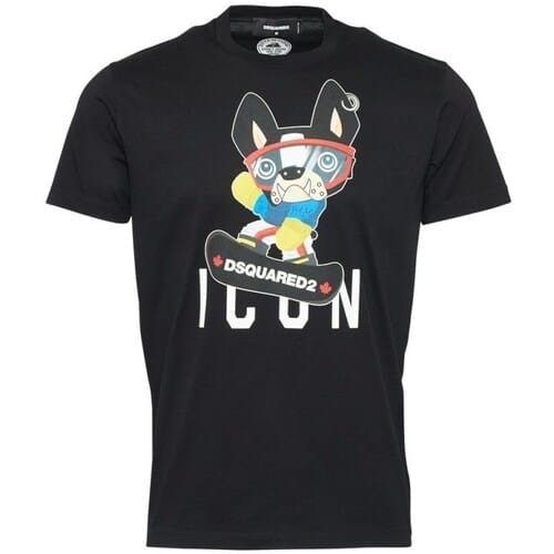 DSQUARED2 uniek heren t-shirt nero - Maat: XXL gray
