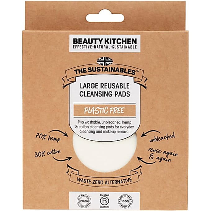 Beauty Kitchen Grote Herbruikbare Gezichtsdoek x2