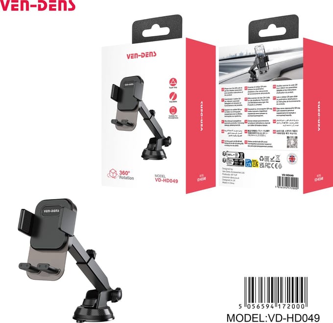 Ven-Dens - Autohouder– 360° Rotatie