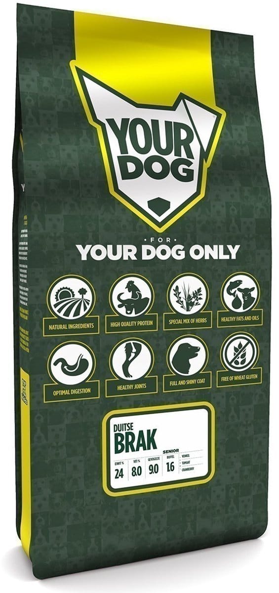 Yourdog Duitse brak - Hondenbrokken - Senior - 12 kg