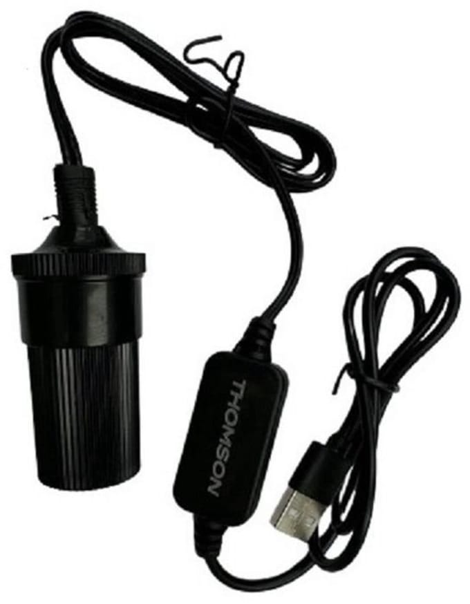 Converter - THOMSON - USB naar 12 V - 10 W - 120 cm kabel