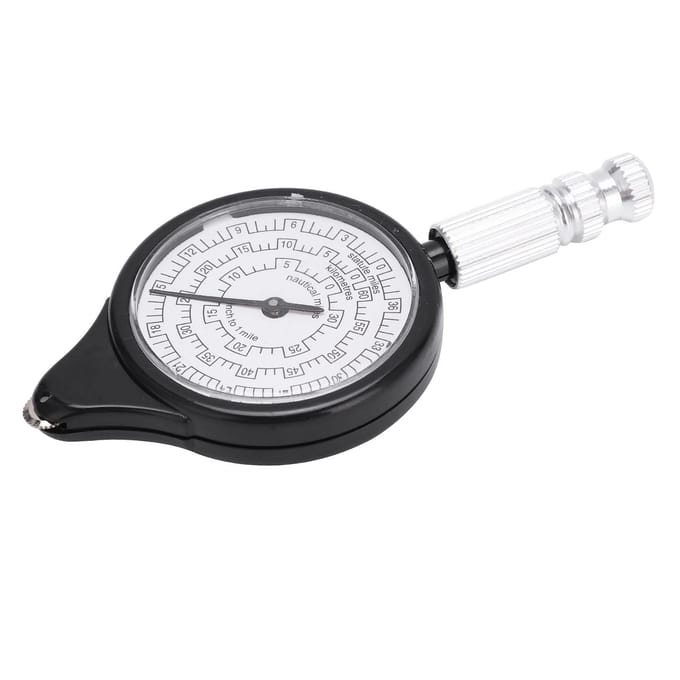 LX?3 Kaart Afstandsmeter Kilometerteller Multifunctioneel Kompas Curvimeter Outdoor Survivalgids white
