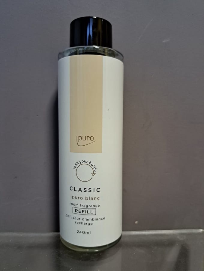navulling geurstokjes ipuro classic blanc 240 ml