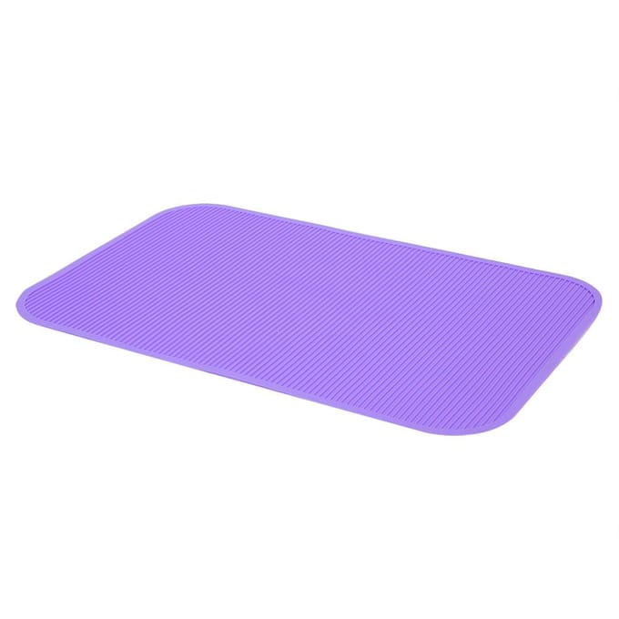 Antislip rubberen mat voor de verzorging van huisdieren, bad- en trainingstafel roze
