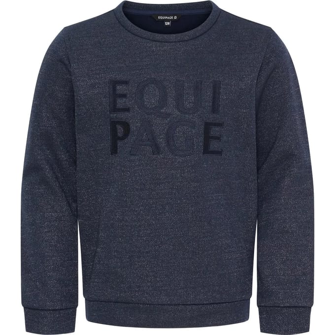 Paardrij-sweatshirt voor kinderen Equipage Veela