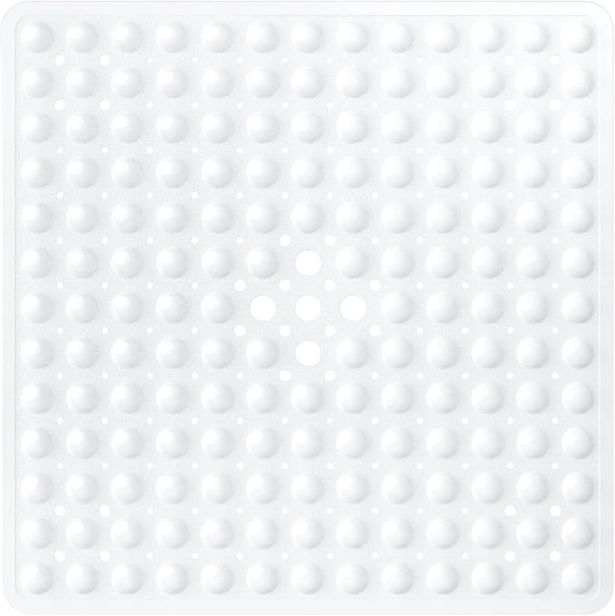 BOTC Antislip Douchemat - Badmat - 53x53CM - Antislipmat Douche - Douchemat Antislip voor Douche - Wit