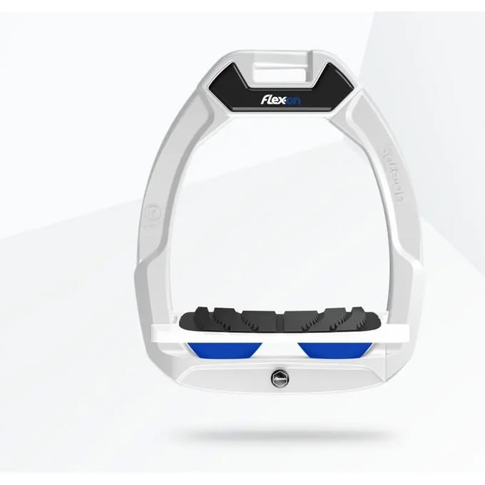 Veilige rijijzers Ingezakte Grip Wit/Wit/Blauw Flex-On Safe-On