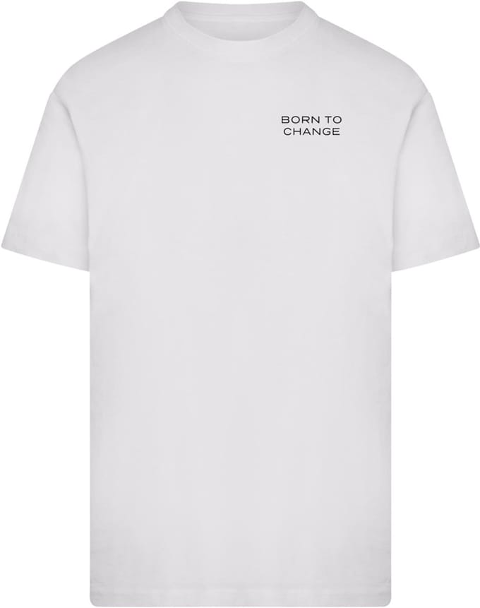 Mister Tee - Born To Change Heren Tshirt - S - Wit