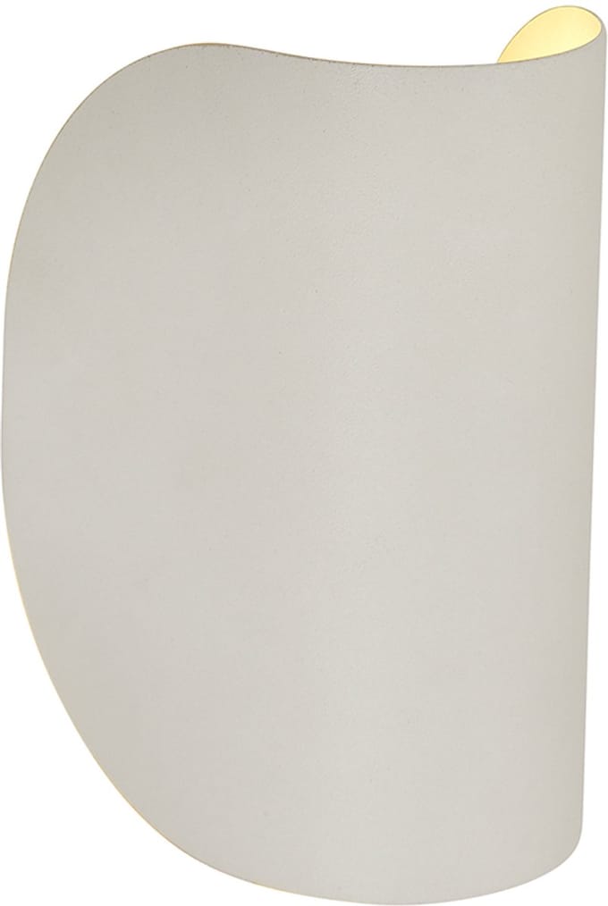 Olucia - SALOMON - Wandlamp - Wit - Vorm: Ovaal