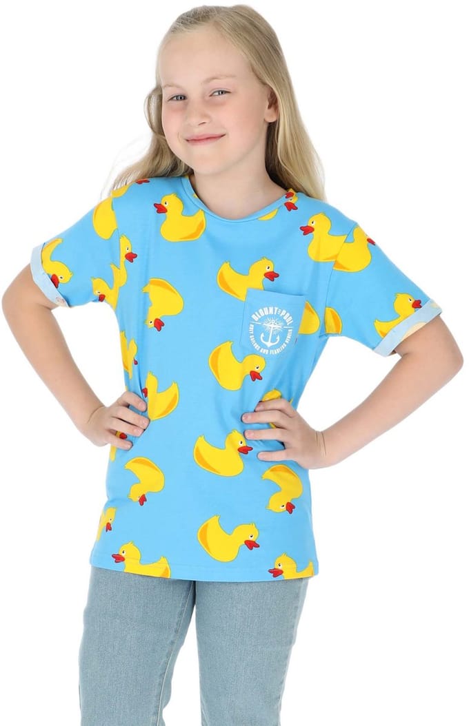 Blount & Pool Tropical Pocket Tee – T-shirt voor kinderen – Maat 170