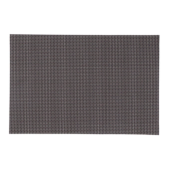Placemat 30x45cm poly gevlochten assorti