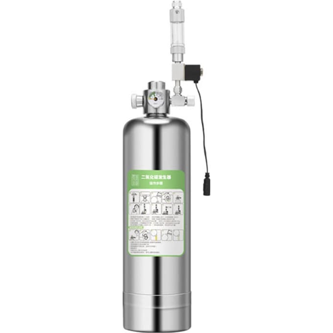Kit CO2 pour plantes d'aquarium Kit diffuseur générateur de CO2 1/2/5L EU 2L