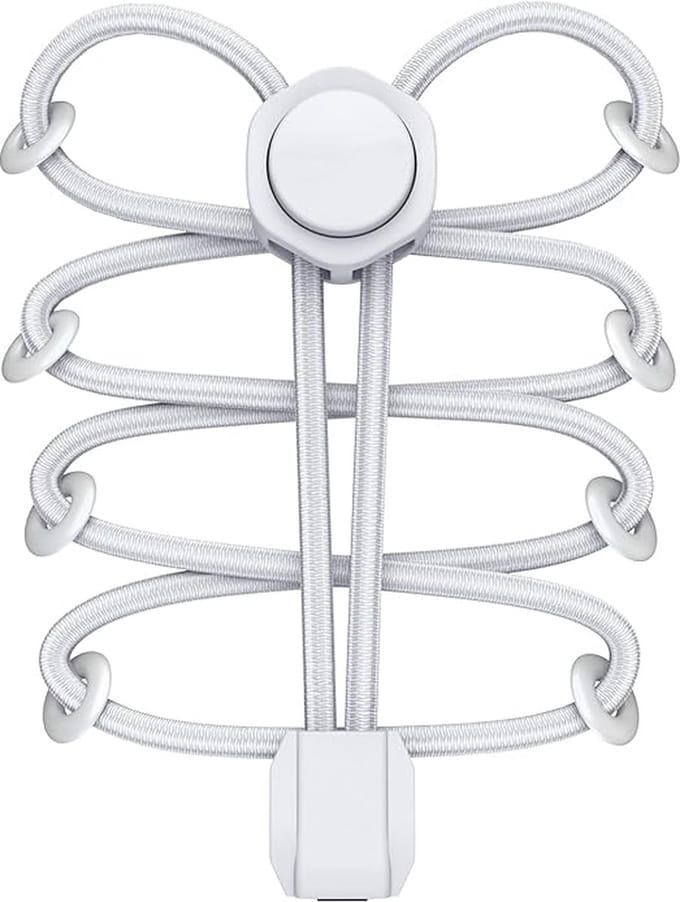 BOTC Elastische Veters - Schoenveters - Hardlopen - Wit - 2 Stuks