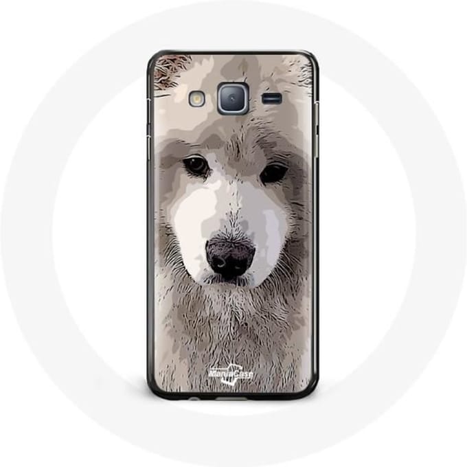 Coque pour samsung galaxy J5 2016 Samoyède Gris Race de chiens