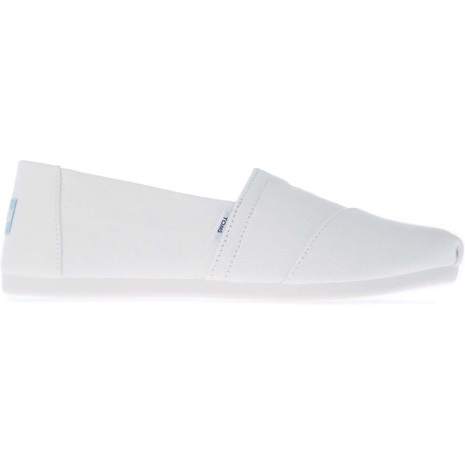 Women's Toms Recycled Cotton Alpargata Espadrille Pumps in White