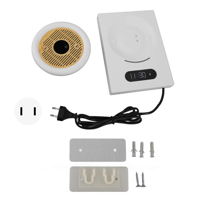 Machine à laver portable pour fruits et légumes IP7 étanche Appareil nettoyeur de fruits dans l'eau avec OH L white