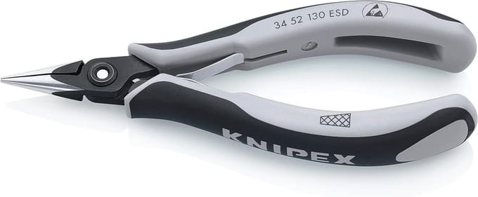 Precisie Elektronische Gripper ESD met Multi-Component Handvatten - 130 mm