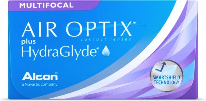 +4.50 - Air Optix® plus HydraGlyde® Multifocal - Medium - 3 pack - Maandlenzen - BC 8.60 - Multifocale contactlenzen
