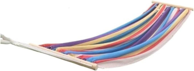 Strand Hangmat - Opknoping Stoel - Buiten Ontspannen - Anti-rollover Ontwerp - Korte Stok - Blauw
