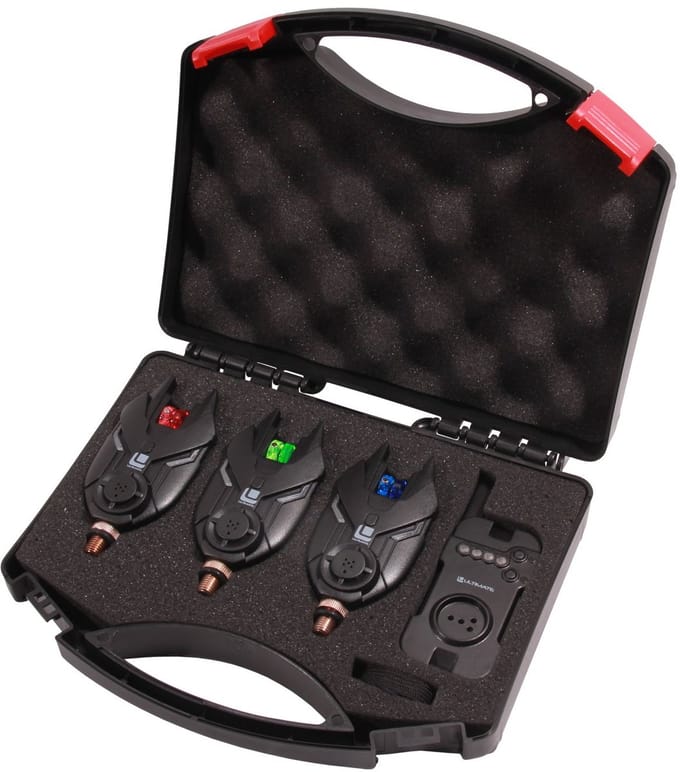 Ultimate E-tension Bite Alarm Beetmelder Set 3+1 - Beetmelder
